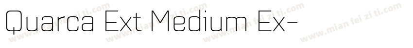 Quarca Ext Medium Ex字体转换